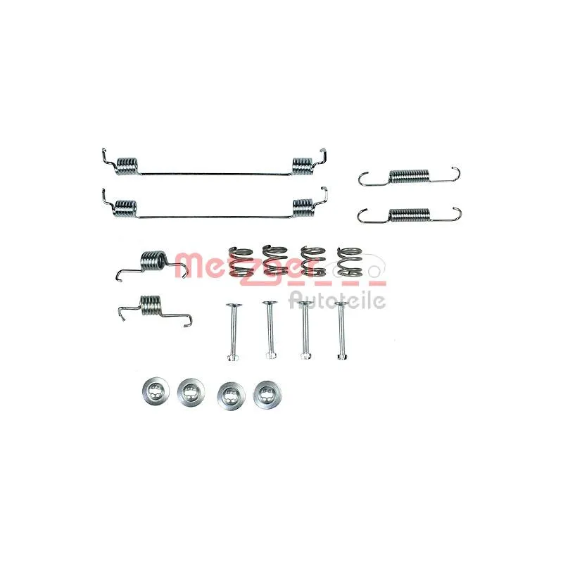 Kit d'accessoires, mâchoire de frein METZGER 105-0018