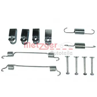 Kit d'accessoires, mâchoires de frein de stationnement METZGER 105-0019