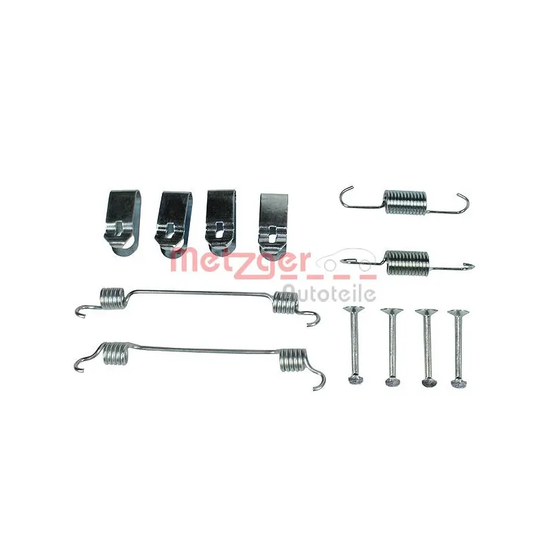 Kit d'accessoires, mâchoires de frein de stationnement METZGER 105-0019