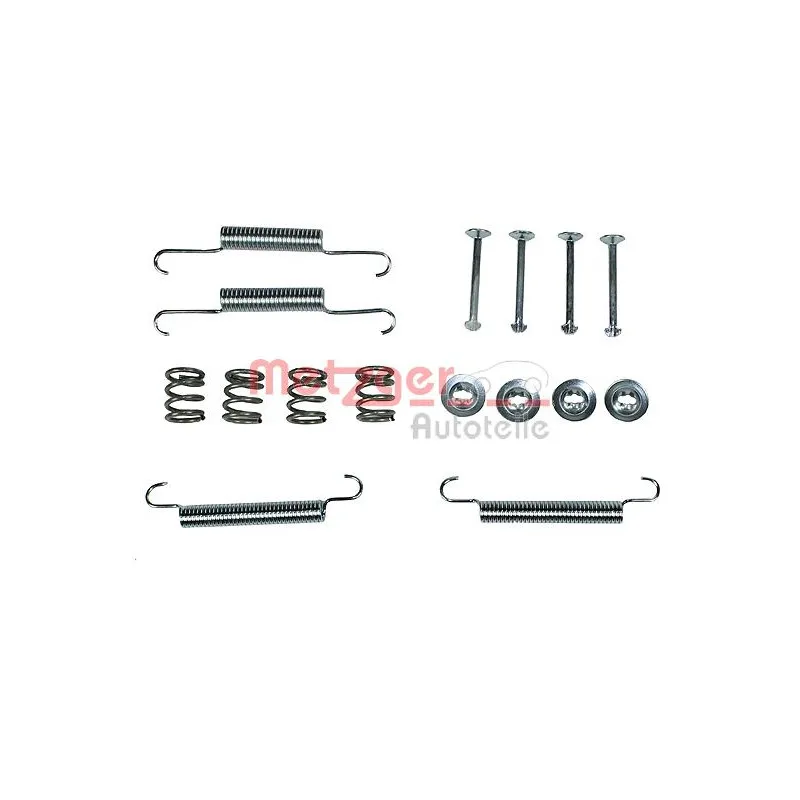 Kit d'accessoires, mâchoires de frein de stationnement METZGER 105-0020