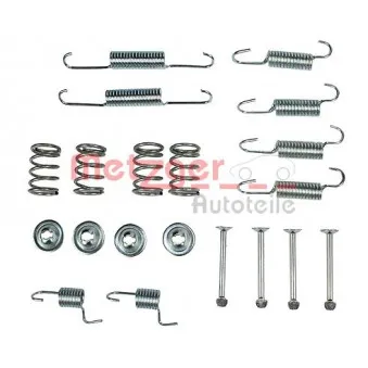Kit d'accessoires, mâchoires de frein de stationnement METZGER 105-0025