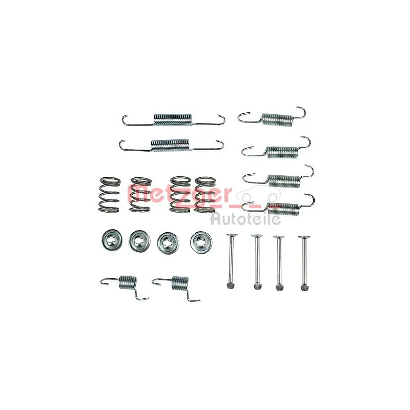 Kit d'accessoires, mâchoires de frein de stationnement METZGER 105-0025