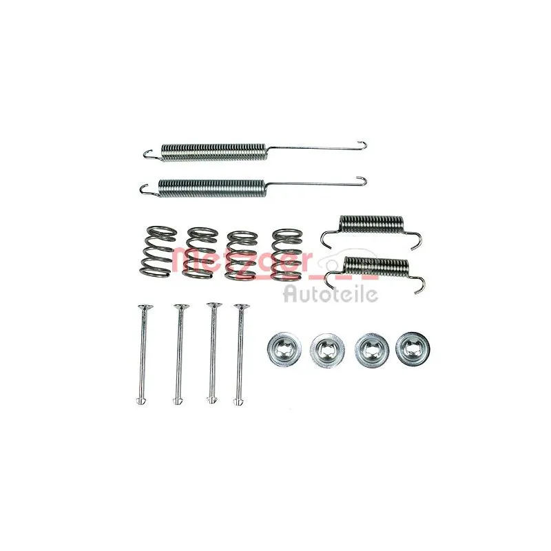 Kit d'accessoires, mâchoire de frein METZGER 105-0026