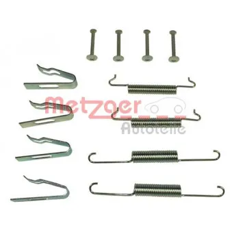Kit d'accessoires, mâchoires de frein de stationnement METZGER 105-0027