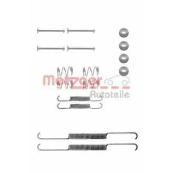 Kit d'accessoires, mâchoire de frein METZGER 105-0507