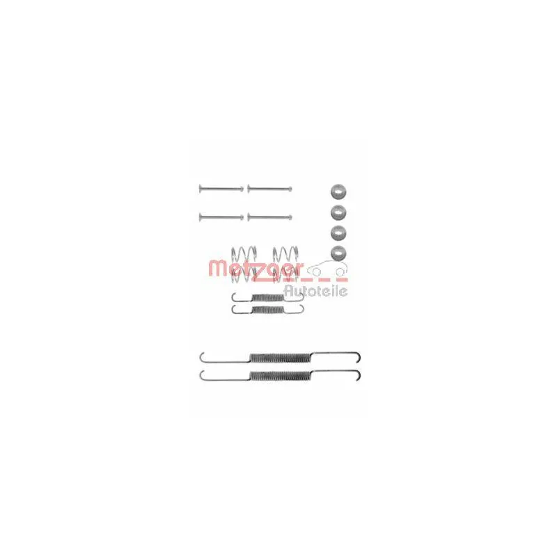 Kit d'accessoires, mâchoire de frein METZGER 105-0507