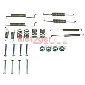 Kit d'accessoires, mâchoire de frein METZGER 105-0569