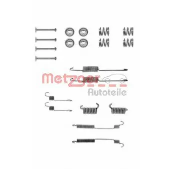 Kit d'accessoires, mâchoire de frein METZGER 105-0599