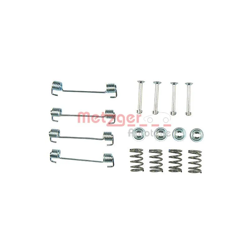 Kit d'accessoires, mâchoires de frein de stationnement METZGER 105-0619