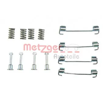 Kit d'accessoires, mâchoires de frein de stationnement METZGER 105-0620