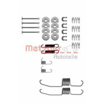 Kit d'accessoires, mâchoire de frein METZGER 105-0637