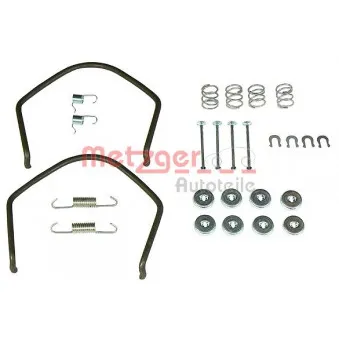 Kit d'accessoires, mâchoire de frein METZGER 105-0638