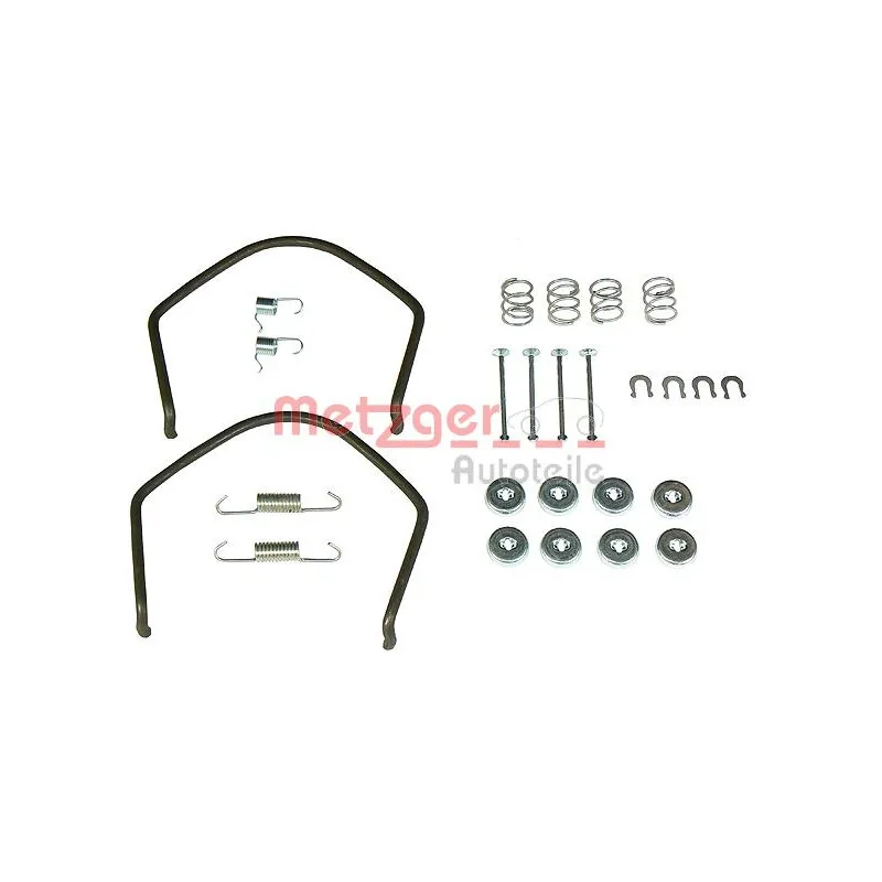 Kit d'accessoires, mâchoire de frein METZGER 105-0638