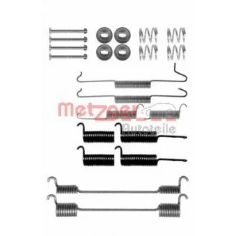 Kit d'accessoires, mâchoire de frein METZGER 105-0648