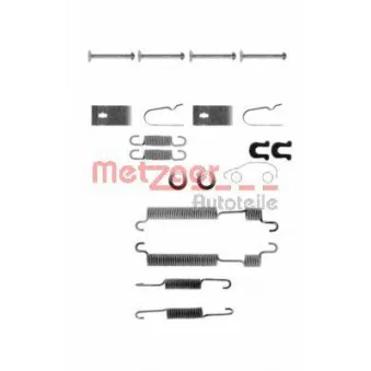 Kit d'accessoires, mâchoire de frein METZGER 105-0653