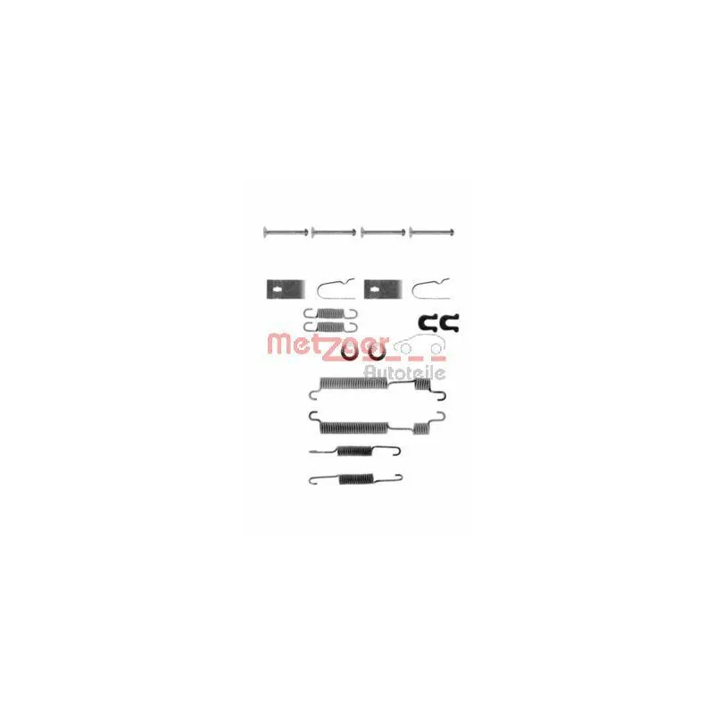 Kit d'accessoires, mâchoire de frein METZGER 105-0653