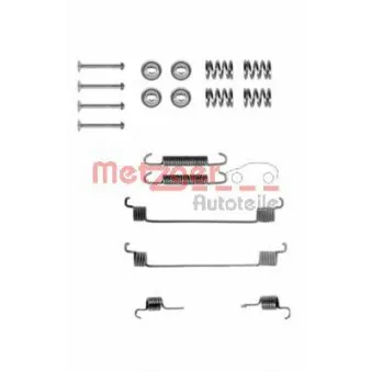 Kit d'accessoires, mâchoire de frein METZGER 105-0672