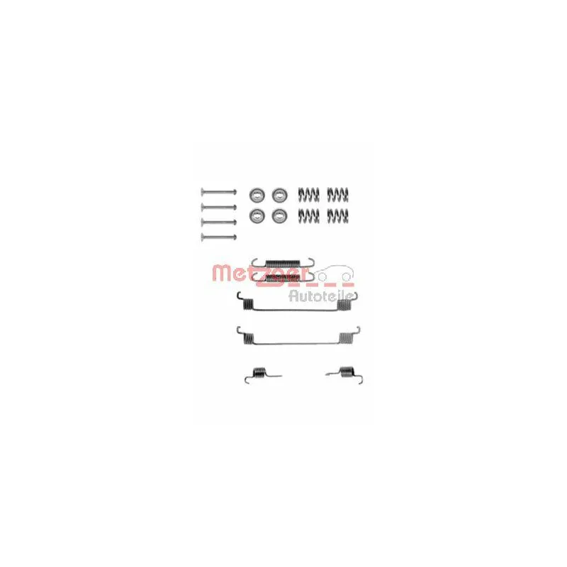 Kit d'accessoires, mâchoire de frein METZGER 105-0672