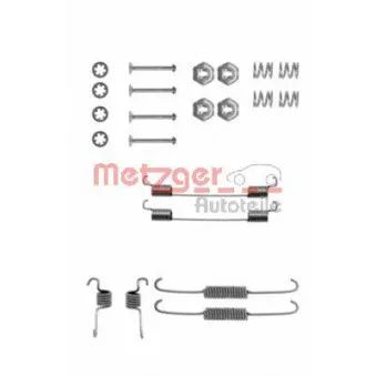 Kit d'accessoires, mâchoire de frein METZGER 105-0674