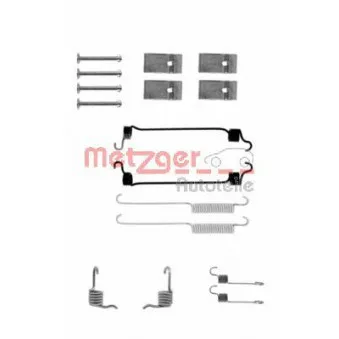 Kit d'accessoires, mâchoire de frein METZGER 105-0677