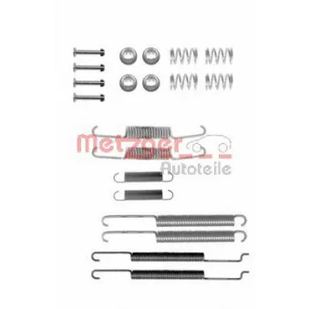 Kit d'accessoires, mâchoire de frein METZGER 105-0681