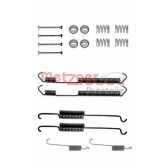 Kit d'accessoires, mâchoire de frein METZGER 105-0691
