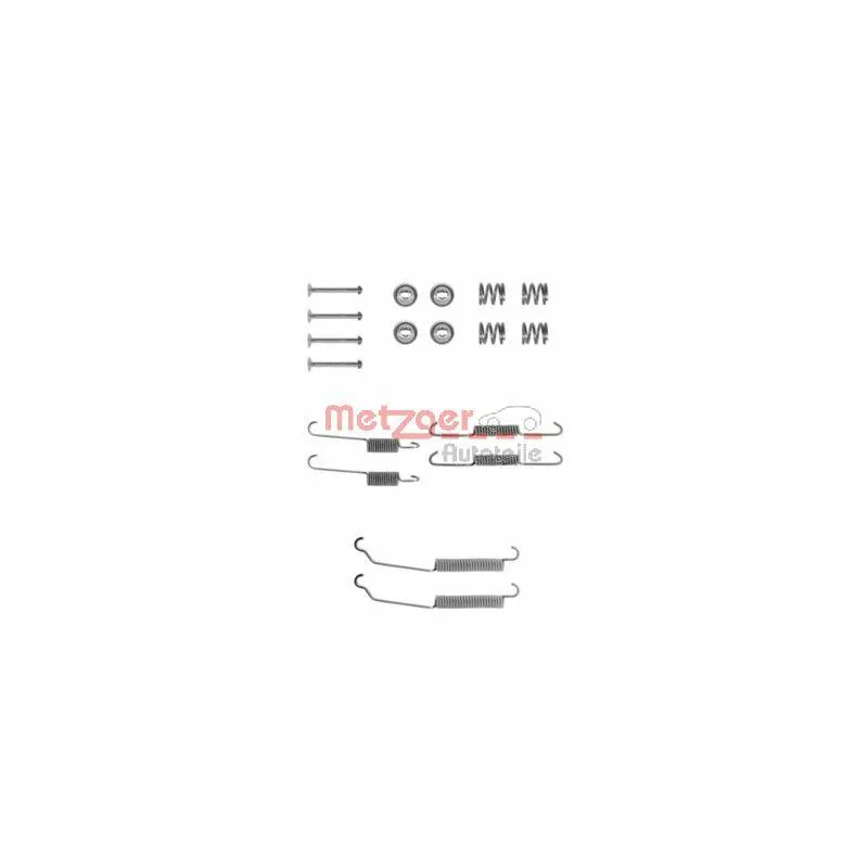 Kit d'accessoires, mâchoire de frein METZGER 105-0701
