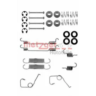 Kit d'accessoires, mâchoire de frein METZGER 105-0705