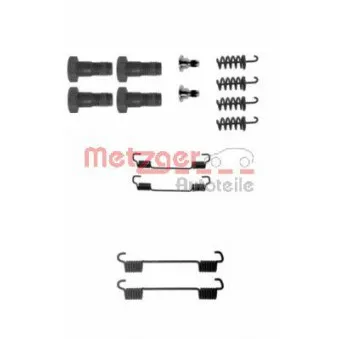 Kit d'accessoires, mâchoires de frein de stationnement METZGER 105-0716
