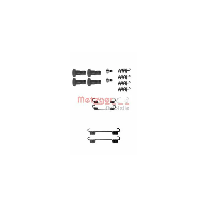 Kit d'accessoires, mâchoires de frein de stationnement METZGER 105-0716