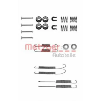 Kit d'accessoires, mâchoire de frein METZGER 105-0718