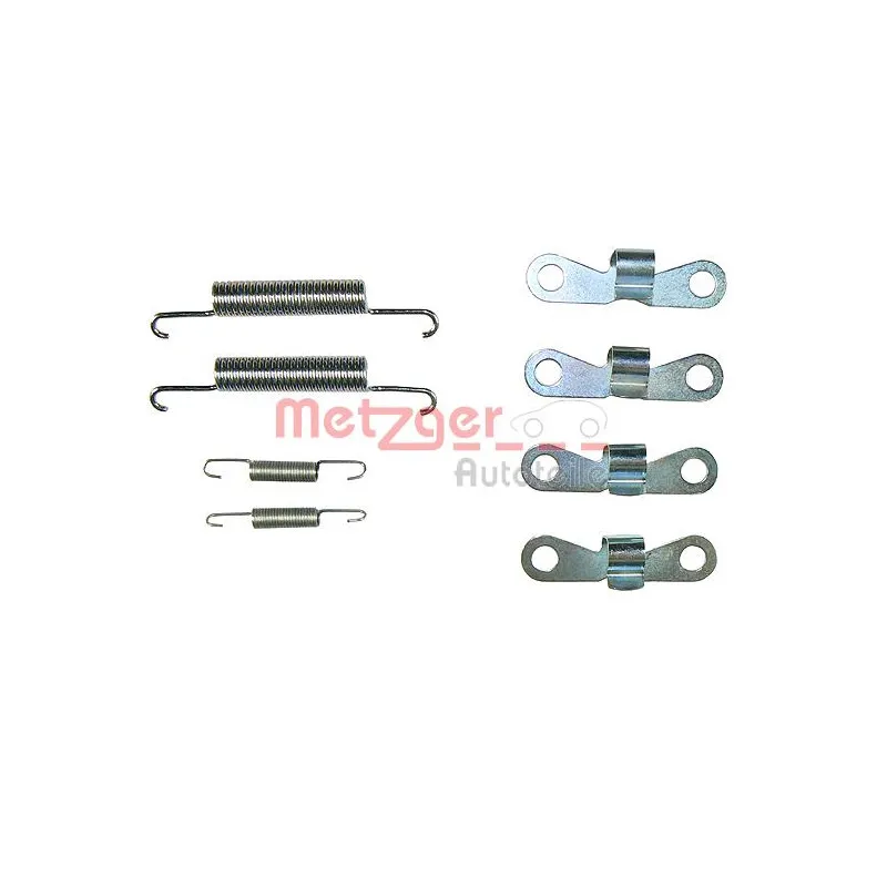 Kit d'accessoires, mâchoires de frein de stationnement METZGER 105-0720