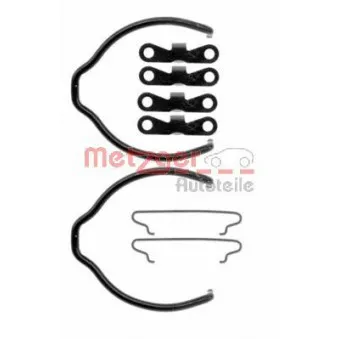 Kit d'accessoires, mâchoires de frein de stationnement METZGER 105-0721