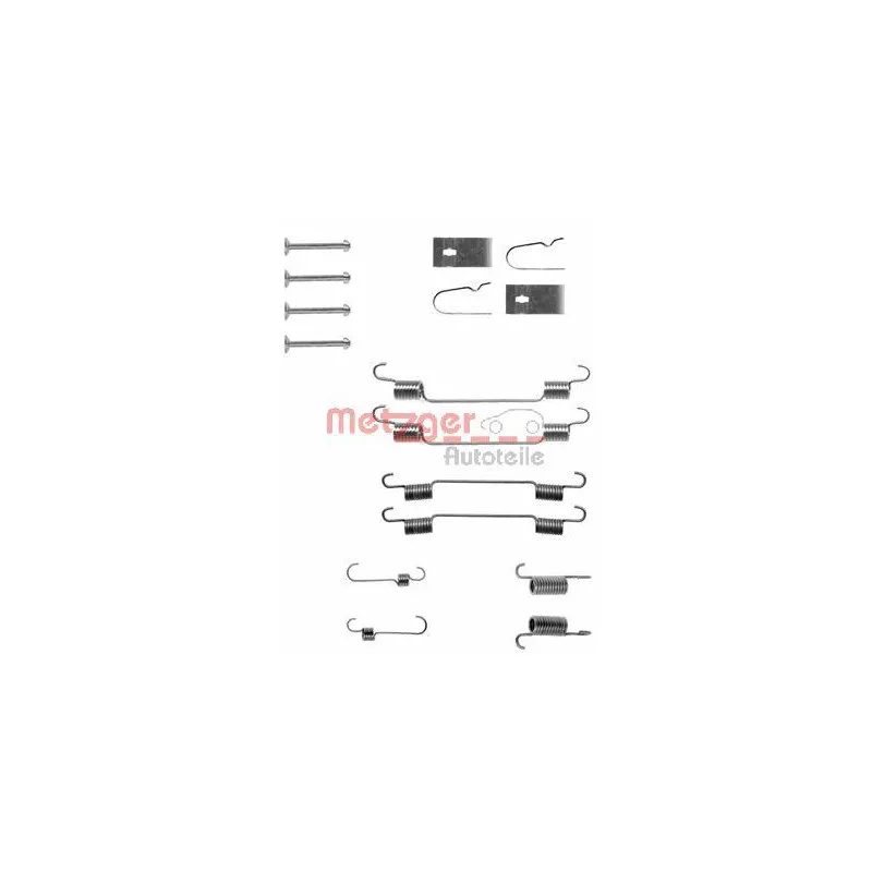 Kit d'accessoires, mâchoire de frein METZGER 105-0722
