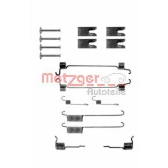 Kit d'accessoires, mâchoire de frein METZGER 105-0731