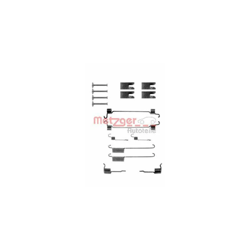 Kit d'accessoires, mâchoire de frein METZGER 105-0731