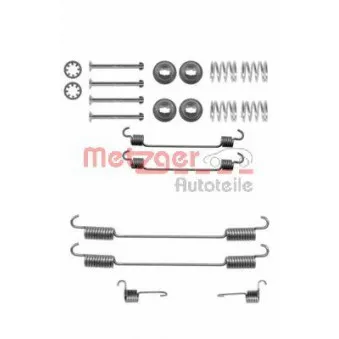 Kit d'accessoires, mâchoire de frein METZGER 105-0740