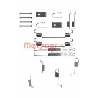Kit d'accessoires, mâchoire de frein METZGER 105-0742