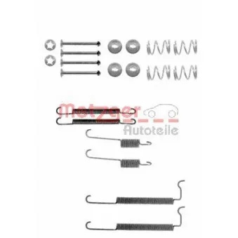 Kit d'accessoires, mâchoire de frein METZGER 105-0744