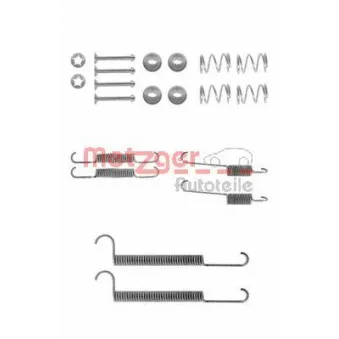 Kit d'accessoires, mâchoire de frein METZGER 105-0746