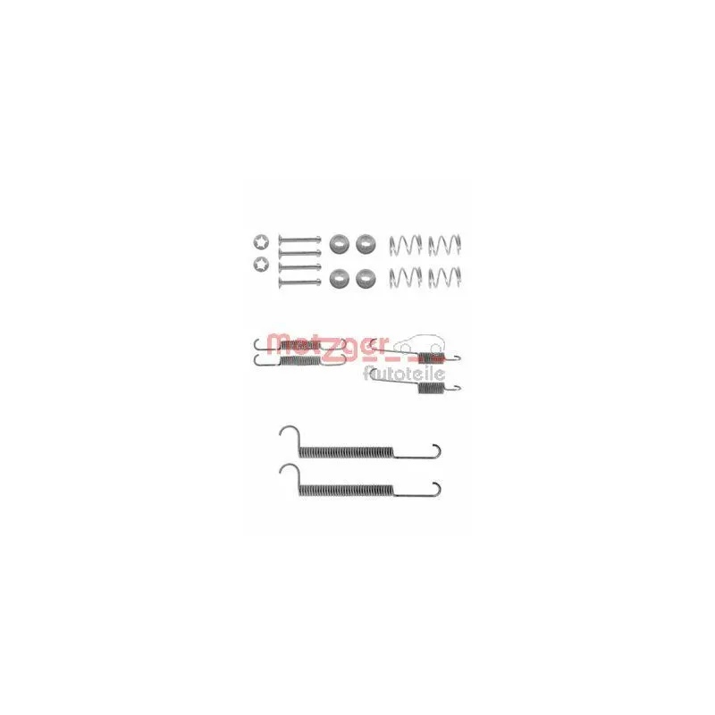Kit d'accessoires, mâchoire de frein METZGER 105-0746