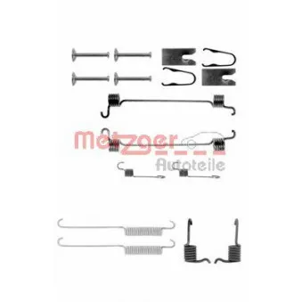 Kit d'accessoires, mâchoire de frein METZGER 105-0749