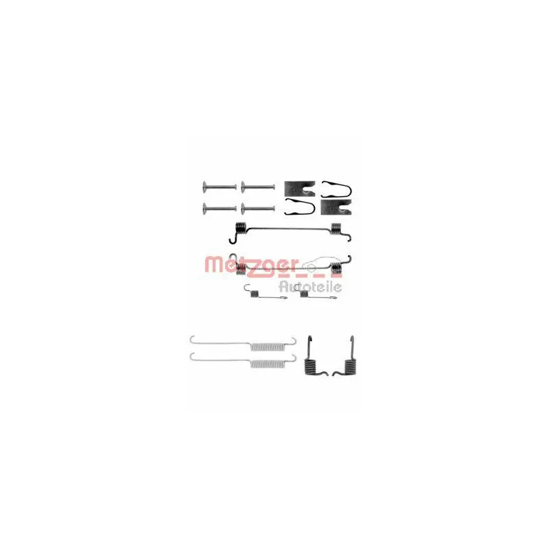 Kit d'accessoires, mâchoire de frein METZGER 105-0749