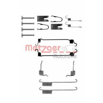 Kit d'accessoires, mâchoire de frein METZGER 105-0751