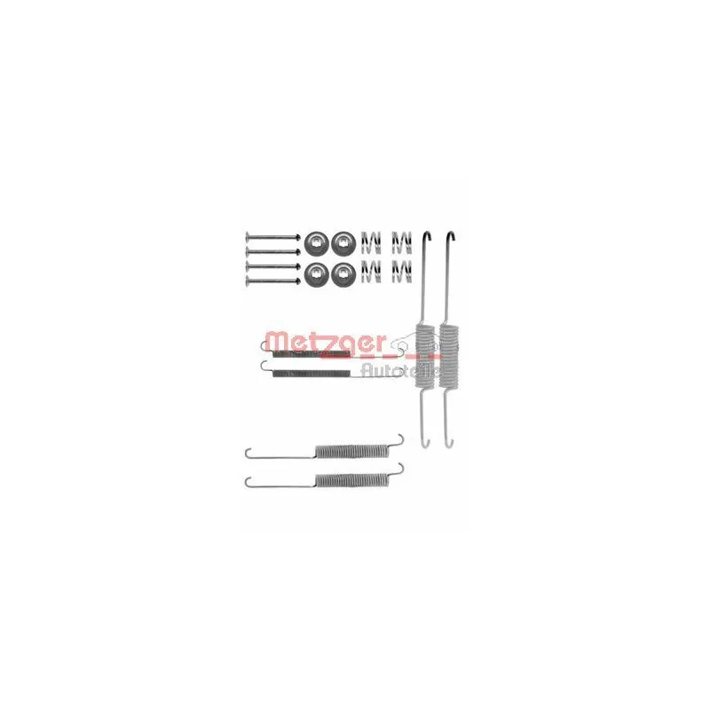 Kit d'accessoires, mâchoire de frein METZGER 105-0758