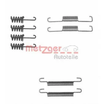 Kit d'accessoires, mâchoires de frein de stationnement METZGER 105-0774