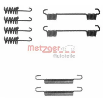 Kit d'accessoires, mâchoires de frein de stationnement METZGER 105-0775
