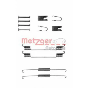 Kit d'accessoires, mâchoire de frein METZGER 105-0781
