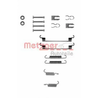 Kit d'accessoires, mâchoire de frein METZGER 105-0783