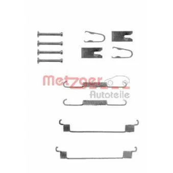 Kit d'accessoires, mâchoire de frein METZGER 105-0789